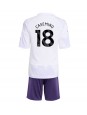 Manchester United Casemiro #18 Replika Borta Kläder Barn 2025-26 Kortärmad (+ byxor)